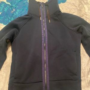 Navy blue lululemon zip up jacket